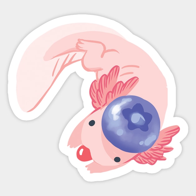 Snaxy Bluebs Sticker by Mamath